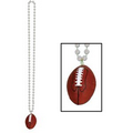 Beads w/ Football Medallion